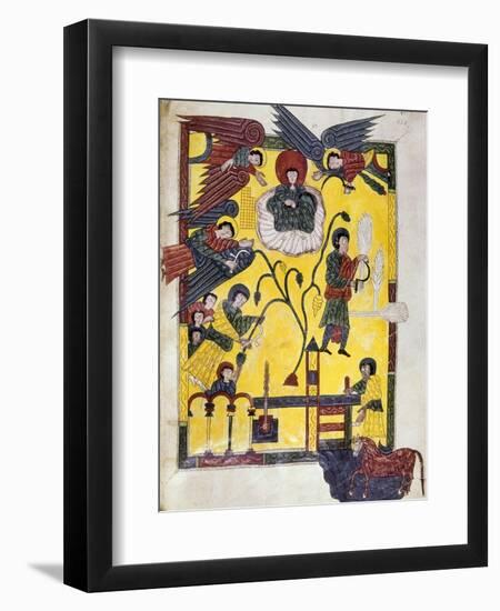 Spain: Grape Harvest-null-Framed Giclee Print