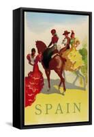 Spain Horses-null-Framed Stretched Canvas