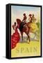 Spain Horses-null-Framed Stretched Canvas