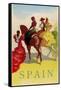Spain Horses-null-Framed Stretched Canvas