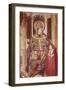 Spain, Jativa Cathedral, Borgia Triptych, Panel with Ildefonso and Cardinal Alfonso Borgia-Jacomart Baco-Framed Giclee Print