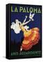 Spain - La Paloma - Anis Aguardiente Promotional Poster-Lantern Press-Framed Stretched Canvas