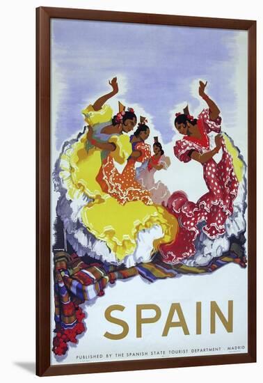 Spain Ladies-null-Framed Giclee Print