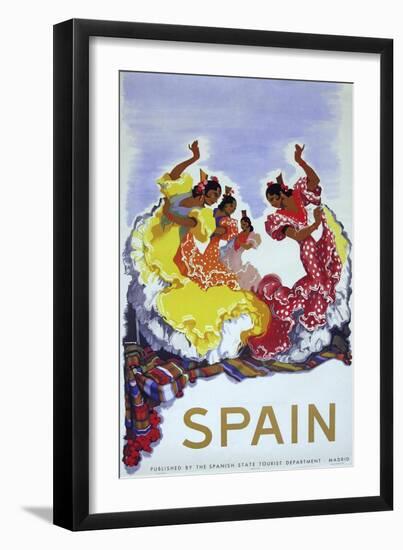 Spain Ladies-null-Framed Giclee Print