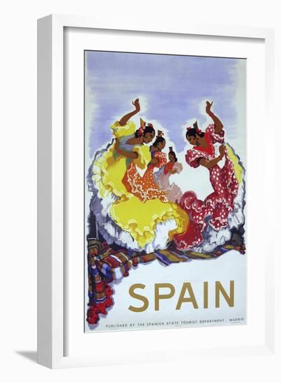 Spain Ladies-null-Framed Giclee Print