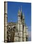 Spain, Leon, Cathedral, 13th Century, Gothic Style, Exterior, Detail-null-Stretched Canvas