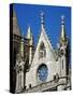 Spain, Leon, Cathedral, 13th Century, Gothic Style, Main Facade, Detail-null-Stretched Canvas