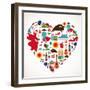 Spain Love-Marish-Framed Art Print