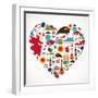 Spain Love-Marish-Framed Art Print