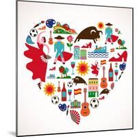 Spain Love-Marish-Mounted Art Print