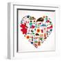 Spain Love-Marish-Framed Art Print