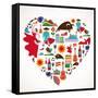 Spain Love-Marish-Framed Stretched Canvas