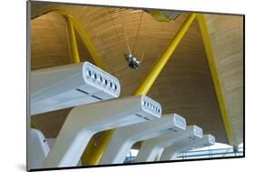 Spain, Madrid, Adolfo Suarez Madrid-Barajas Airport, International Terminal Architectural Detail-Walter Bibikow-Mounted Photographic Print