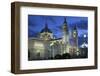 Spain, Madrid, Cathedral Nuestra Senora De Alpudena, Twilight-Chris Seba-Framed Photographic Print