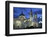 Spain, Madrid, Cathedral Nuestra Senora De Alpudena, Twilight-Chris Seba-Framed Photographic Print