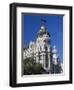 Spain, Madrid, Centro Area, Metropolitan Building-Walter Bibikow-Framed Premium Photographic Print