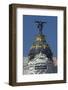 Spain, Madrid, Grain Via, Metropolis-Haus, Detail-Chris Seba-Framed Photographic Print