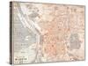 Spain: Madrid Map, C1920-null-Stretched Canvas