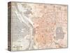 Spain: Madrid Map, C1920-null-Stretched Canvas