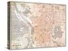 Spain: Madrid Map, C1920-null-Stretched Canvas