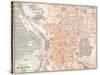 Spain: Madrid Map, C1920-null-Stretched Canvas