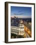 Spain, Madrid, Metropolis Building and Gran Via-Michele Falzone-Framed Premium Photographic Print