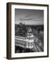 Spain, Madrid, Metropolis Building and Gran Via-Michele Falzone-Framed Premium Photographic Print