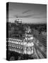 Spain, Madrid, Metropolis Building and Gran Via-Michele Falzone-Stretched Canvas