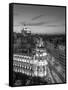 Spain, Madrid, Metropolis Building and Gran Via-Michele Falzone-Framed Stretched Canvas