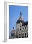 Spain, Madrid. Metropolis building on Grand Via.-Julie Eggers-Framed Photographic Print