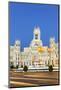 Spain, Madrid. Plaza De Cibeles with Famous Fountain and Town Hall Building Behind-Matteo Colombo-Mounted Photographic Print