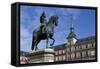 Spain, Madrid, Plaza Mayor, Equestrian Statue of Philip Iii, 1616-Pietro Tacca-Framed Stretched Canvas