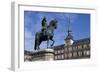 Spain, Madrid, Plaza Mayor, Equestrian Statue of Philip Iii, 1616-Pietro Tacca-Framed Giclee Print