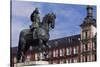 Spain, Madrid, Plaza Mayor, Equestrian Statue of Philip Iii, 1616-Pietro Tacca-Stretched Canvas