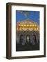 Spain, Madrid, State Archive, National-Library, Illuminates, Outside, Twilight-Chris Seba-Framed Photographic Print