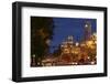 Spain, Madrid, Street-Scene, Calle De Alcala, Plaza De Cibeles, Palacio De Comunicaciones, Evening-Chris Seba-Framed Photographic Print