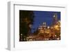 Spain, Madrid, Street-Scene, Calle De Alcala, Plaza De Cibeles, Palacio De Comunicaciones, Evening-Chris Seba-Framed Photographic Print