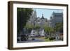 Spain, Madrid, Street-Scene, Calle De Alcala, Plaza De La Cibeles, Cibeles-Fountain-Chris Seba-Framed Photographic Print