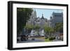 Spain, Madrid, Street-Scene, Calle De Alcala, Plaza De La Cibeles, Cibeles-Fountain-Chris Seba-Framed Photographic Print