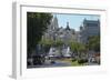 Spain, Madrid, Street-Scene, Calle De Alcala, Plaza De La Cibeles, Cibeles-Fountain-Chris Seba-Framed Premium Photographic Print