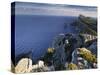 Spain, Majorca, Formentor Peninsula, Rock, the Mediterranean Sea-Rainer Mirau-Stretched Canvas