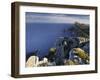 Spain, Majorca, Formentor Peninsula, Rock, the Mediterranean Sea-Rainer Mirau-Framed Photographic Print