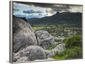 Spain, Majorca, Serra De Tramuntana, Val D'En Marc, Rock-Rainer Mirau-Framed Photographic Print