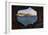 Spain, Mallorca, East Coast, Lighthouse of Portocolom, Punta De S'Homonet, Rock Hole-Rainer Mirau-Framed Photographic Print