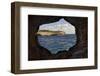 Spain, Mallorca, East Coast, Lighthouse of Portocolom, Punta De S'Homonet, Rock Hole-Rainer Mirau-Framed Photographic Print