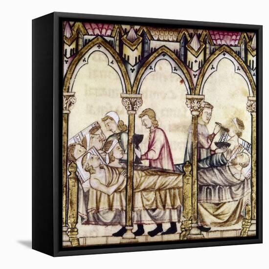 Spain: Medieval Hospital-null-Framed Stretched Canvas