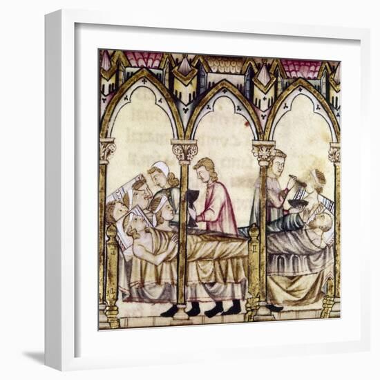 Spain: Medieval Hospital-null-Framed Giclee Print