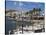 Spain, Menorca; Boats Moored in the Harbour of the Fishing Village of Fornells-John Warburton-lee-Stretched Canvas