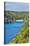 Spain, Menorca. Cliffside view.-Hollice Looney-Stretched Canvas