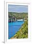 Spain, Menorca. Cliffside view.-Hollice Looney-Framed Photographic Print